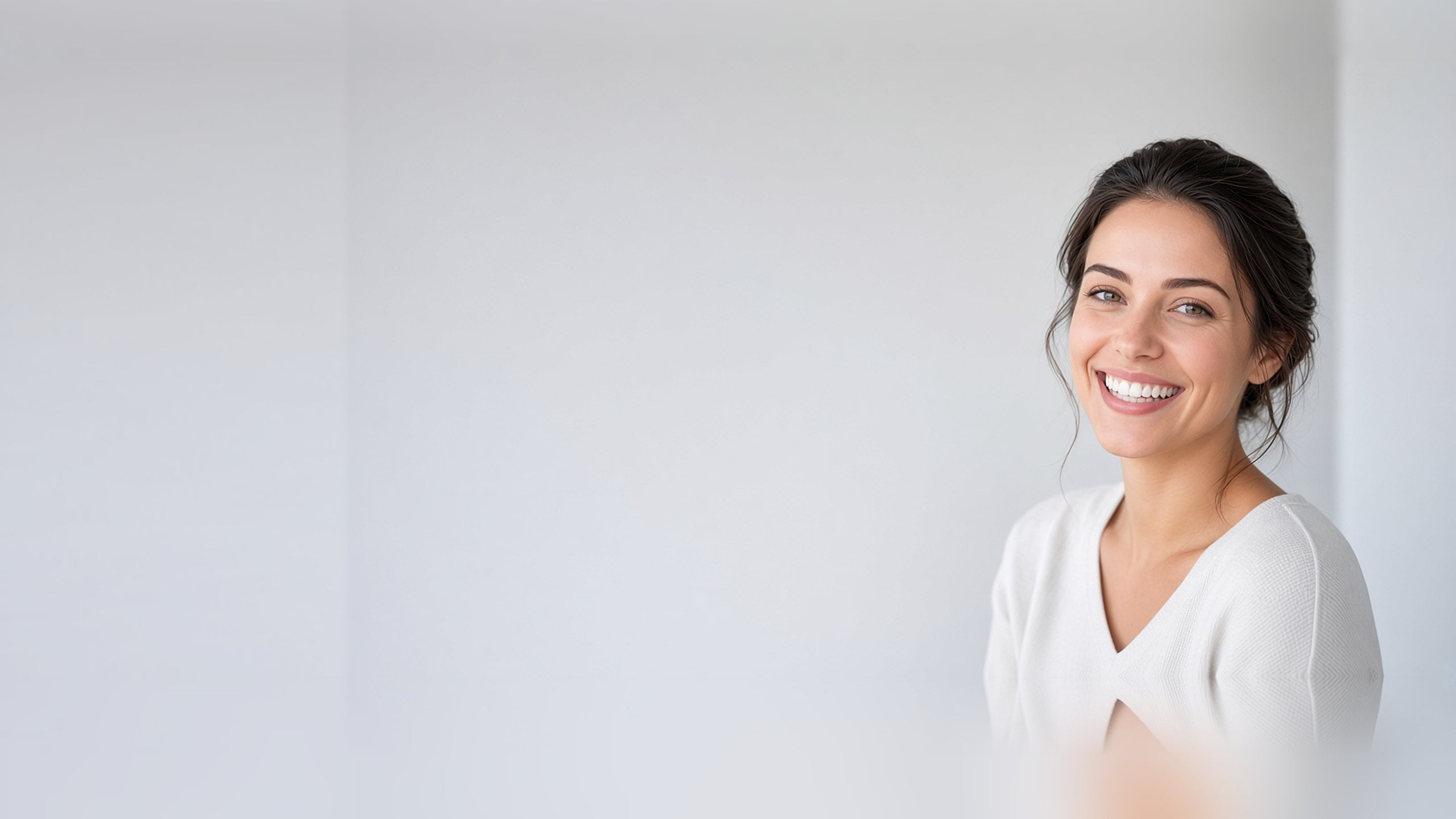 Smiling patient in a modern dental clinic